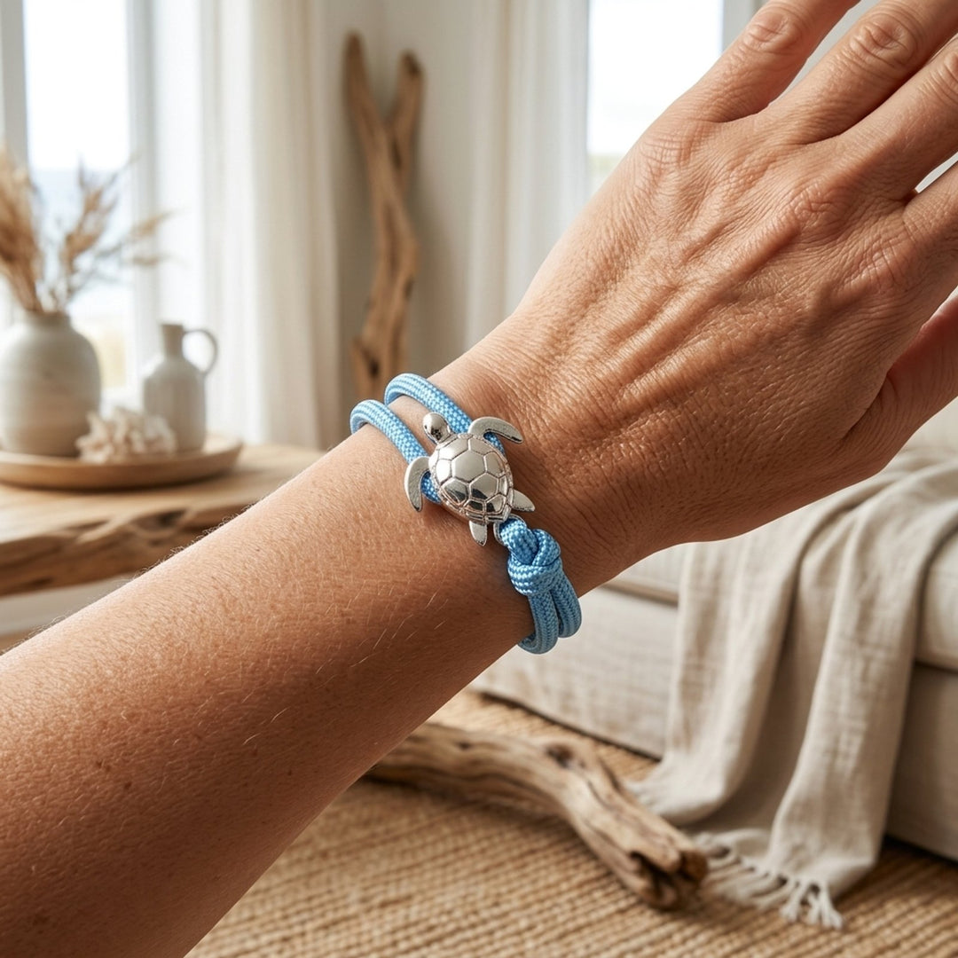 Braided Rope Anchor Clasp Bracelet