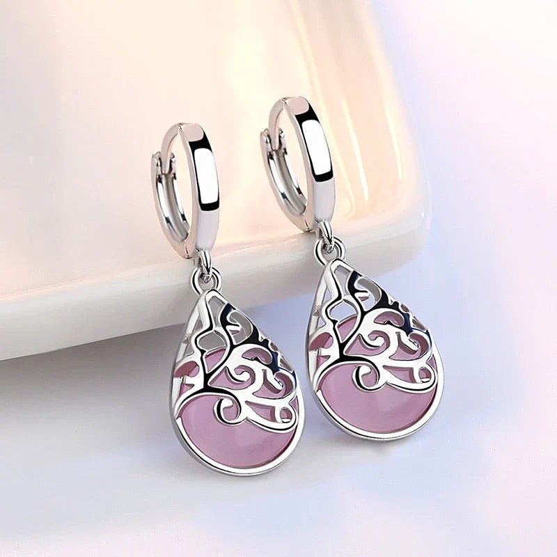 Sterling Silver Filigree Hoop Earrings