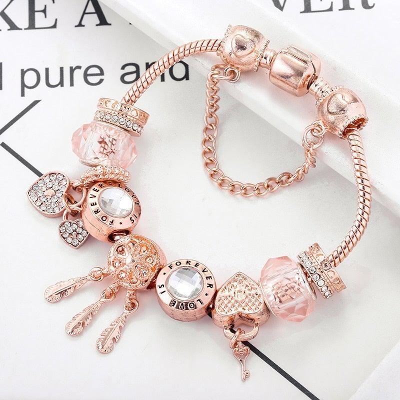 Gold Charm Bracelet