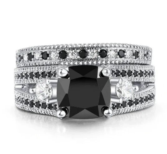 Cubic Zirconia Diamond Accent Statement Ring