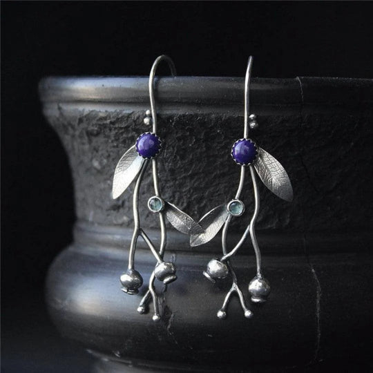 Handcrafted Sterling Silver Branch Earrings