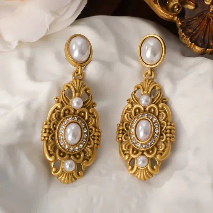 Baroque Pearl Drop Earrings