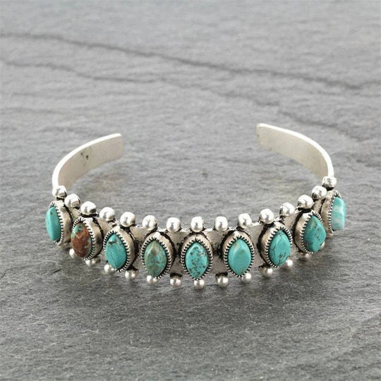 Sterling Silver Turquoise Cuff Bracelet