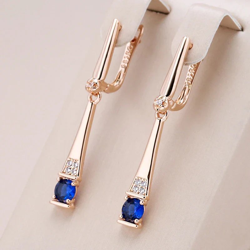 Drop Lever-Back Earrings