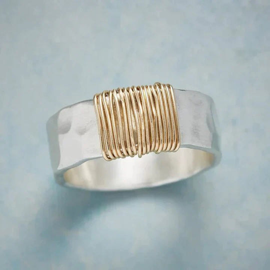 Woven Wire Sterling Silver Band