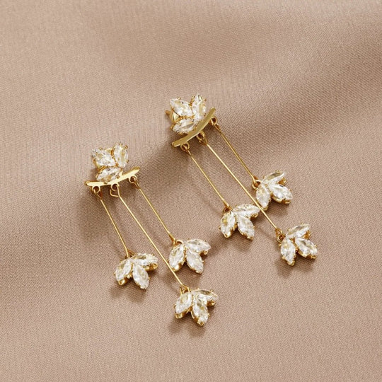 Leaf Drop Earrings