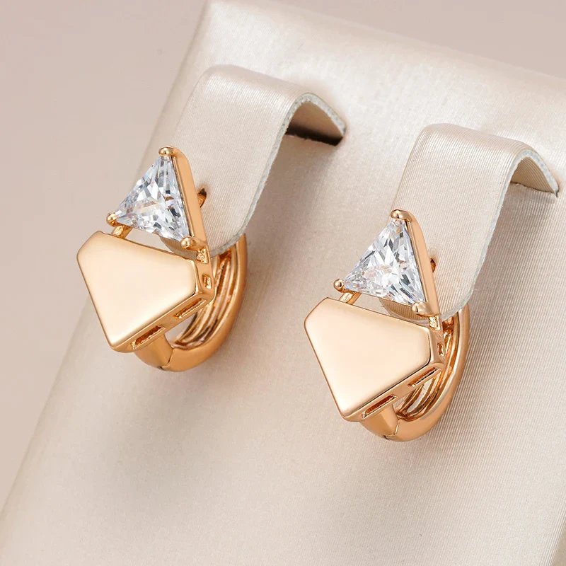 Triangle Hoop Earrings