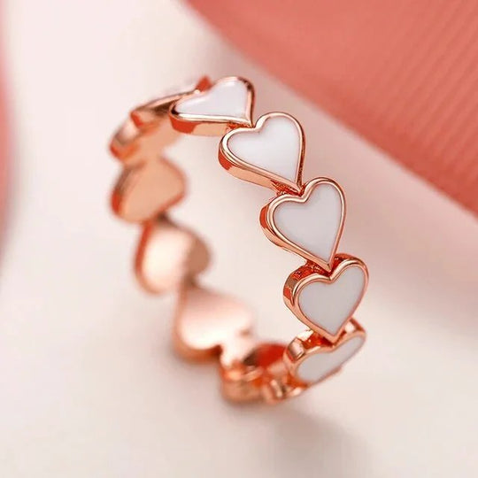 Heart-Shaped Gold Ring