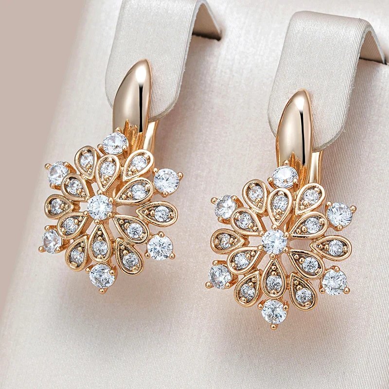 Flower Gold Earrings