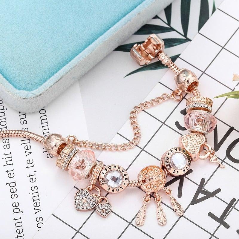 Gold Charm Bracelet