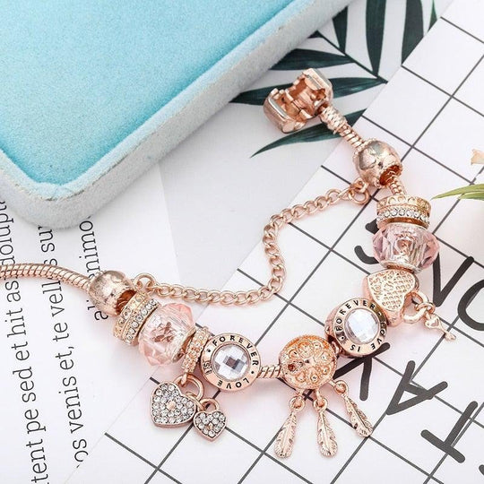 Gold Charm Bracelet