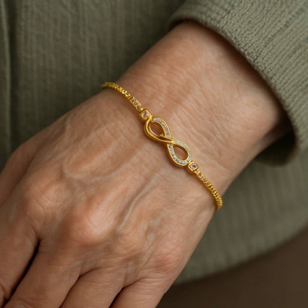 Adjustable Infinity Chain Bracelet
