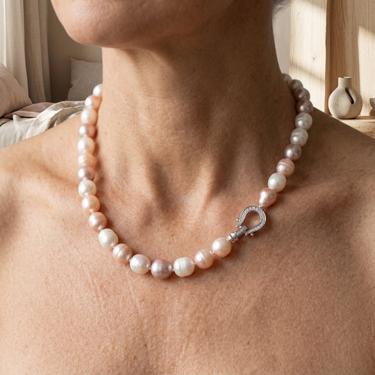 Freshwater Pearl Sterling Silver Necklace