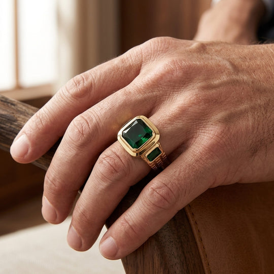 Polished Gold Signet Ring
