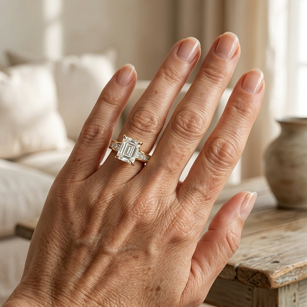 Princess Cut Diamond Solitaire Ring