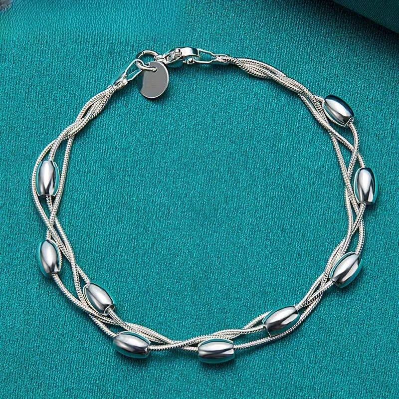 Multi-Chain Sterling Silver Bracelet