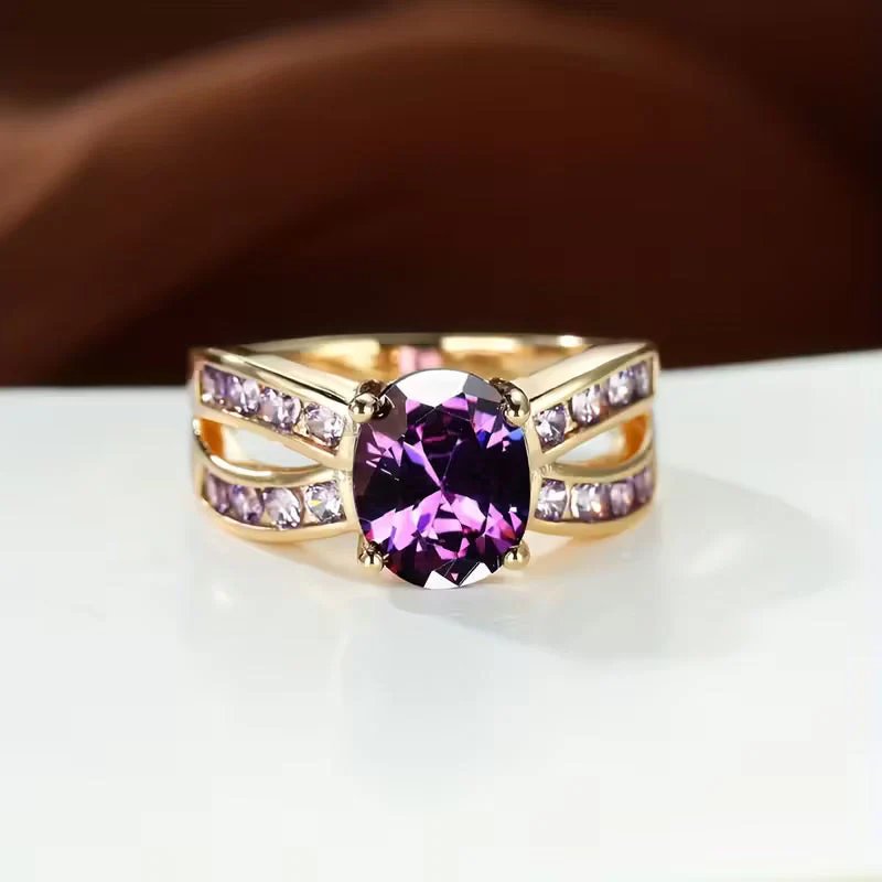 Multi-Stone Split Band Cocktail Ring