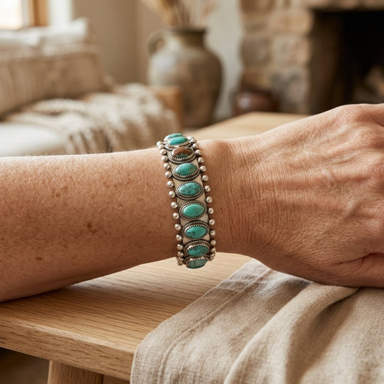 Sterling Silver Turquoise Cuff Bracelet