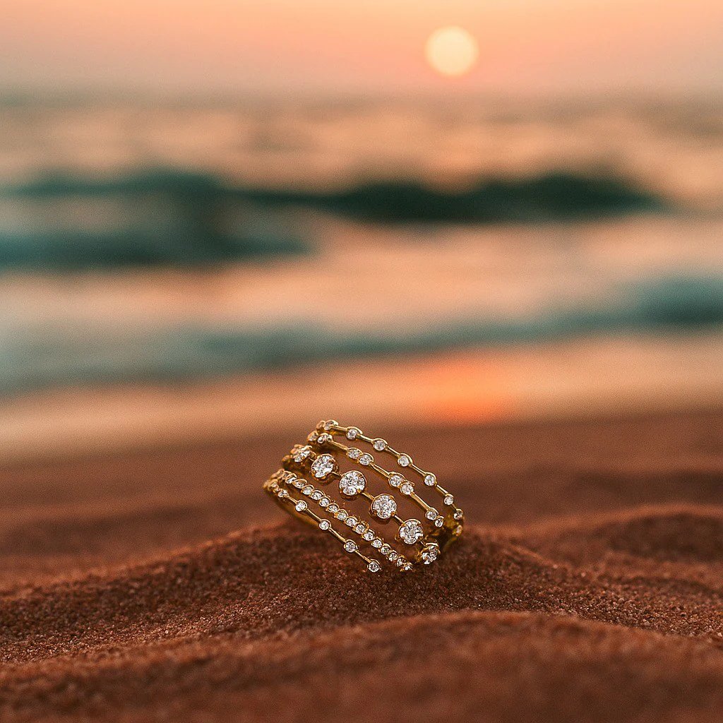 Multi-Band Statement Ring