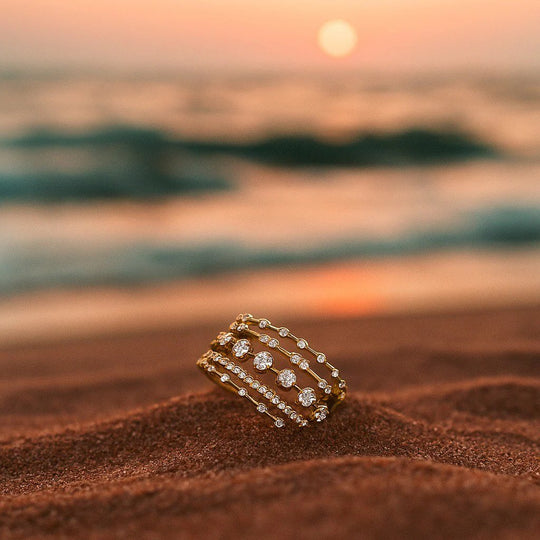 Multi-Band Statement Ring