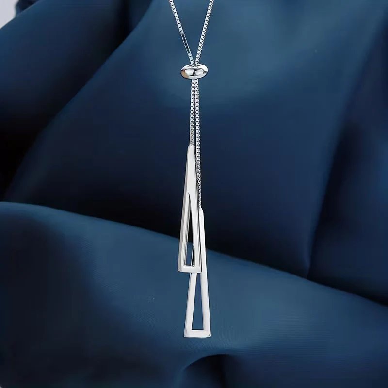 Sterling Silver Adjustable Lariat Necklace