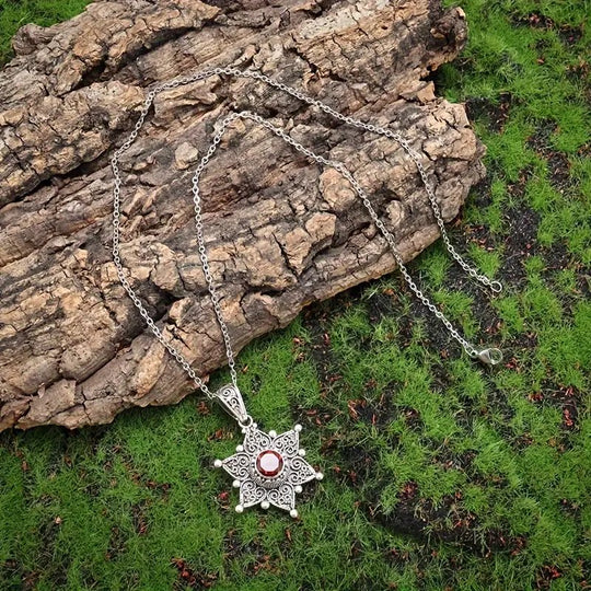 Sterling Silver Filigree Star Pendant