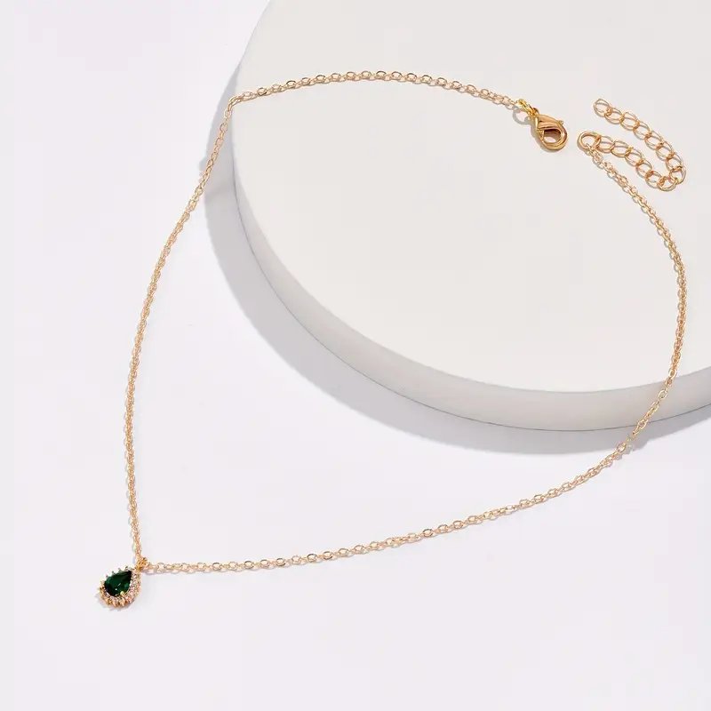 Gold-Tone Chain Pendant Necklace