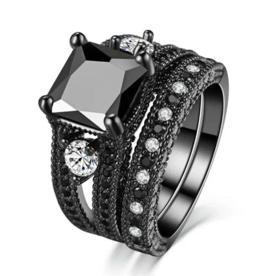Cubic Zirconia Diamond Accent Statement Ring