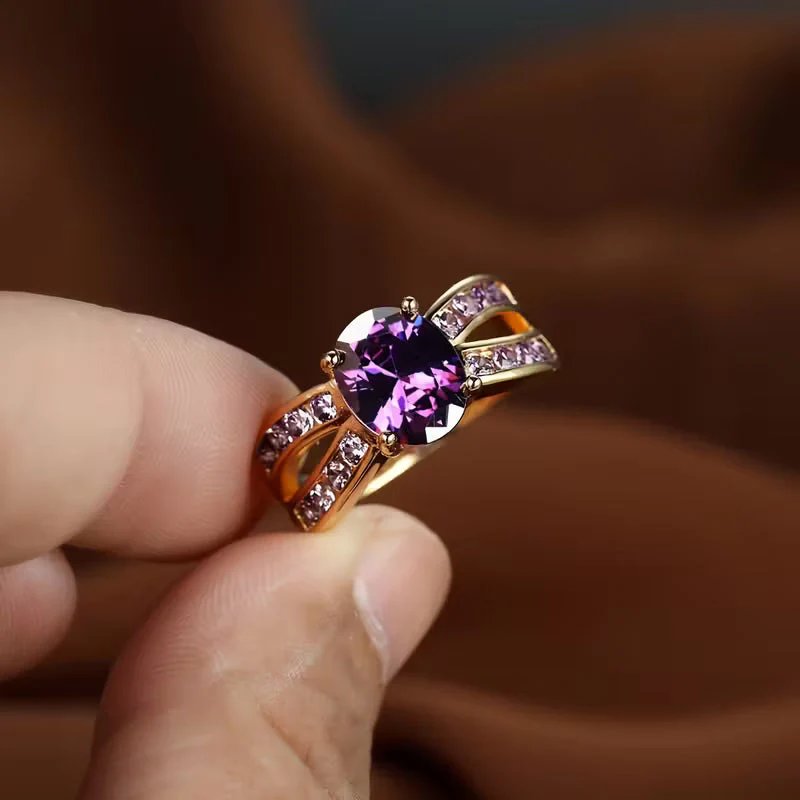 Multi-Stone Split Band Cocktail Ring