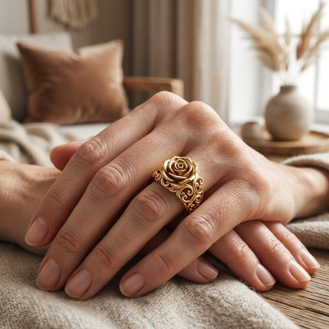Engraved Statement Ring