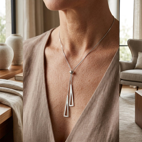 Sterling Silver Adjustable Lariat Necklace