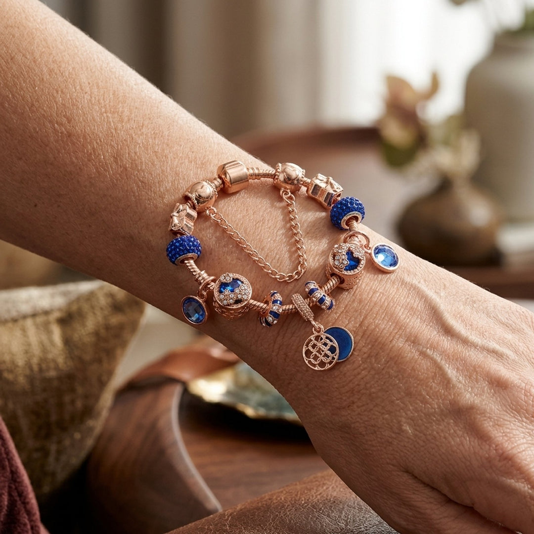 Gold Charm Bracelet