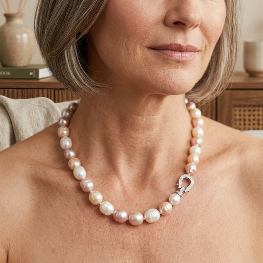 Freshwater Pearl Sterling Silver Necklace
