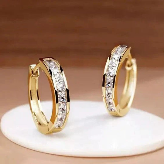 Hoop Earrings &amp; Bracelet Set