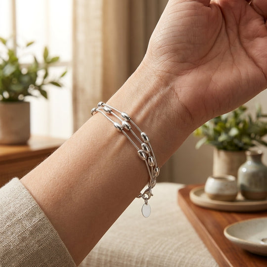 Multi-Chain Sterling Silver Bracelet