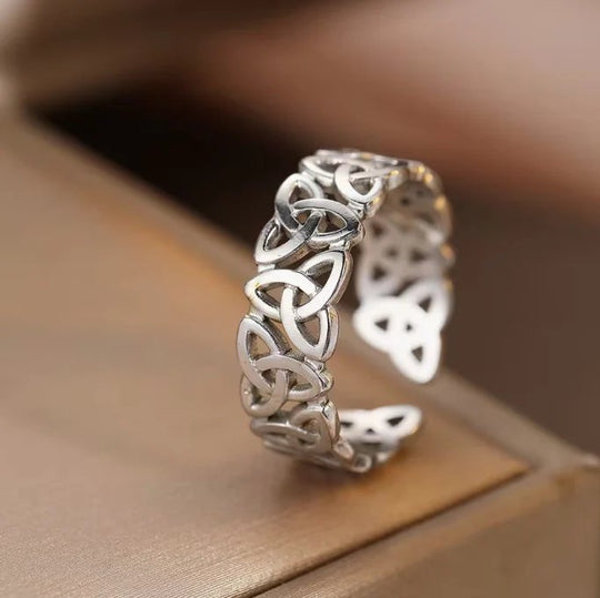 Celtic Knotwork Adjustable Ring