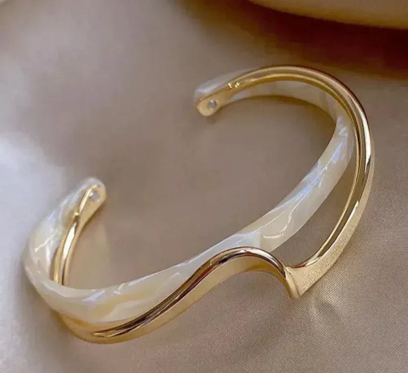 Gold-Plated Pearl Stud Earrings