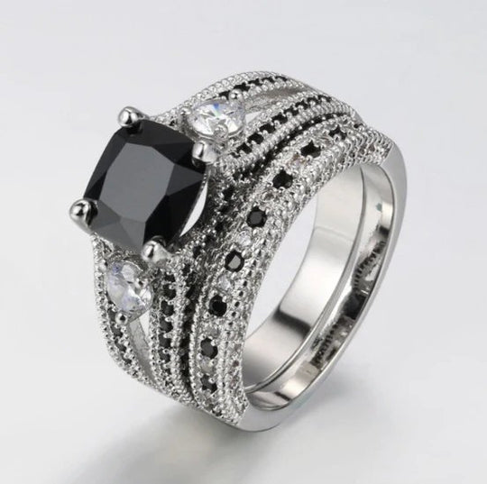 Cubic Zirconia Diamond Accent Statement Ring