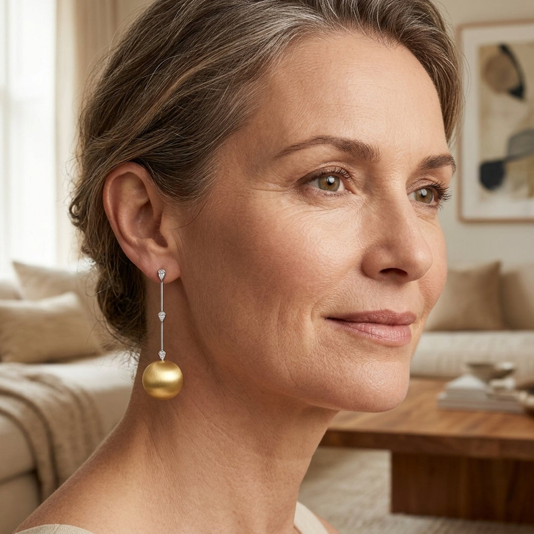 Sterling Silver Pearl Drop Earrings