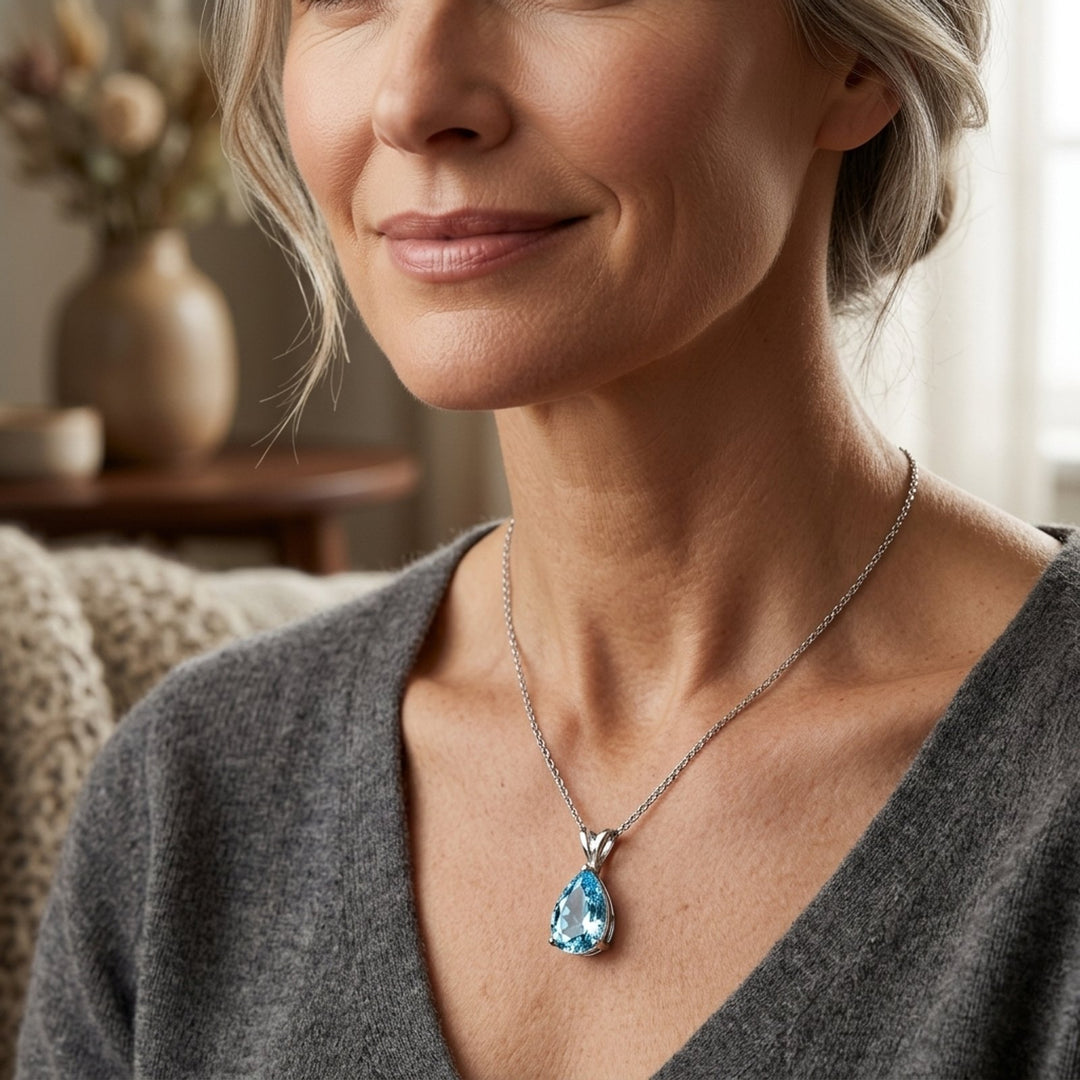 Teardrop Pendant Necklace