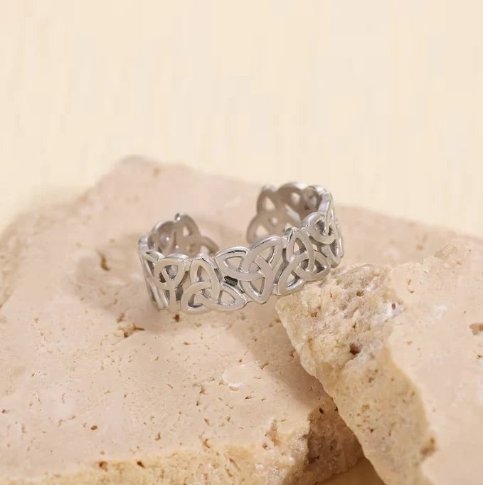Celtic Knotwork Adjustable Ring