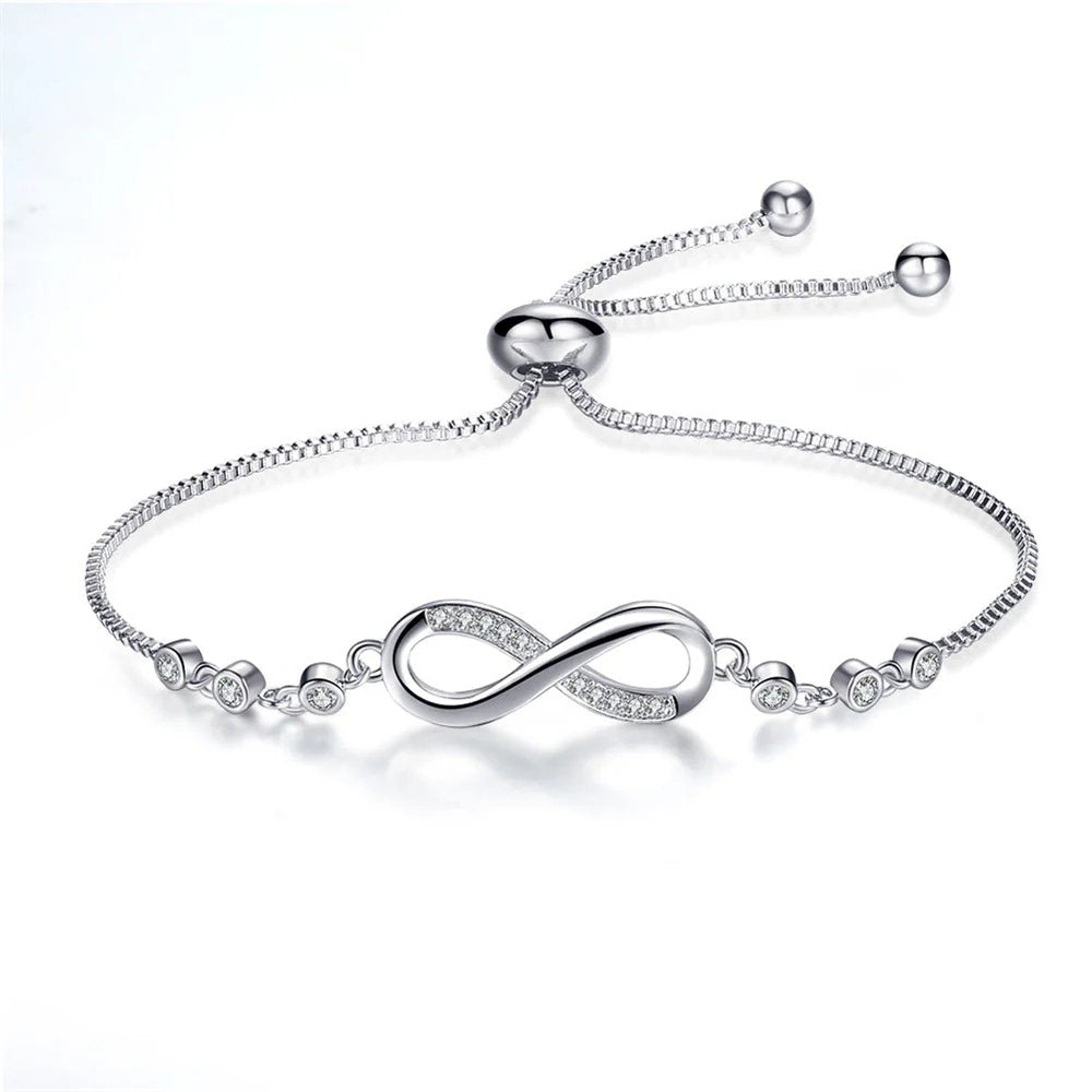 Adjustable Infinity Chain Bracelet
