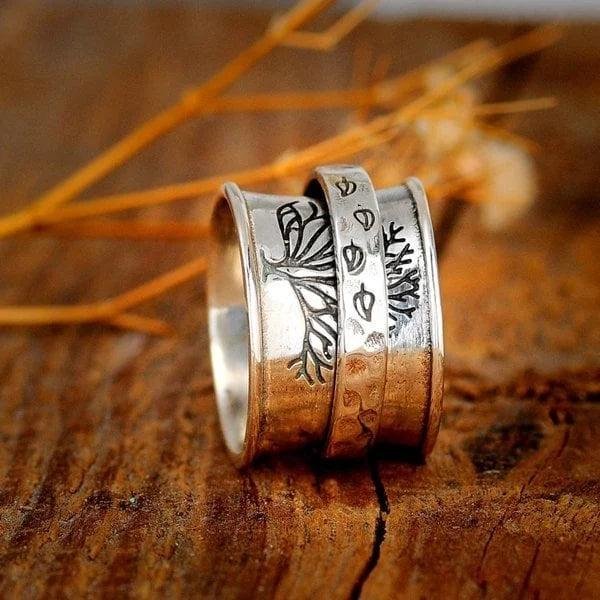 Sterling Silver Tree of Life Band