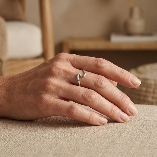 Open Band Sterling Silver Ring