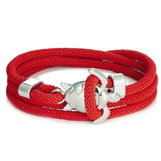 Braided Rope Anchor Clasp Bracelet