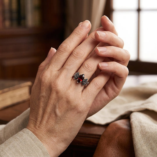 Sterling Silver Motif Ring