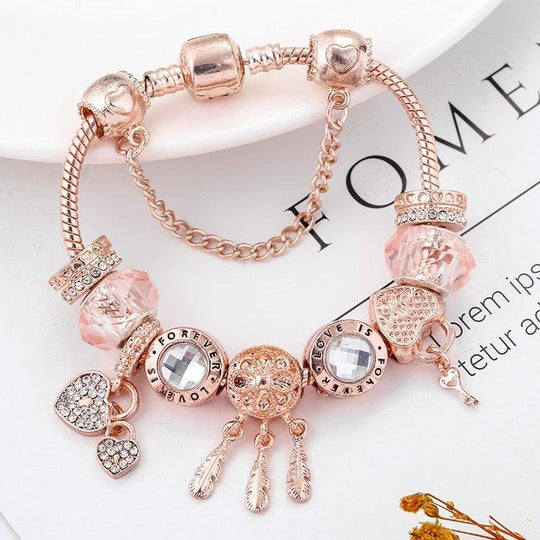 Gold Charm Bracelet