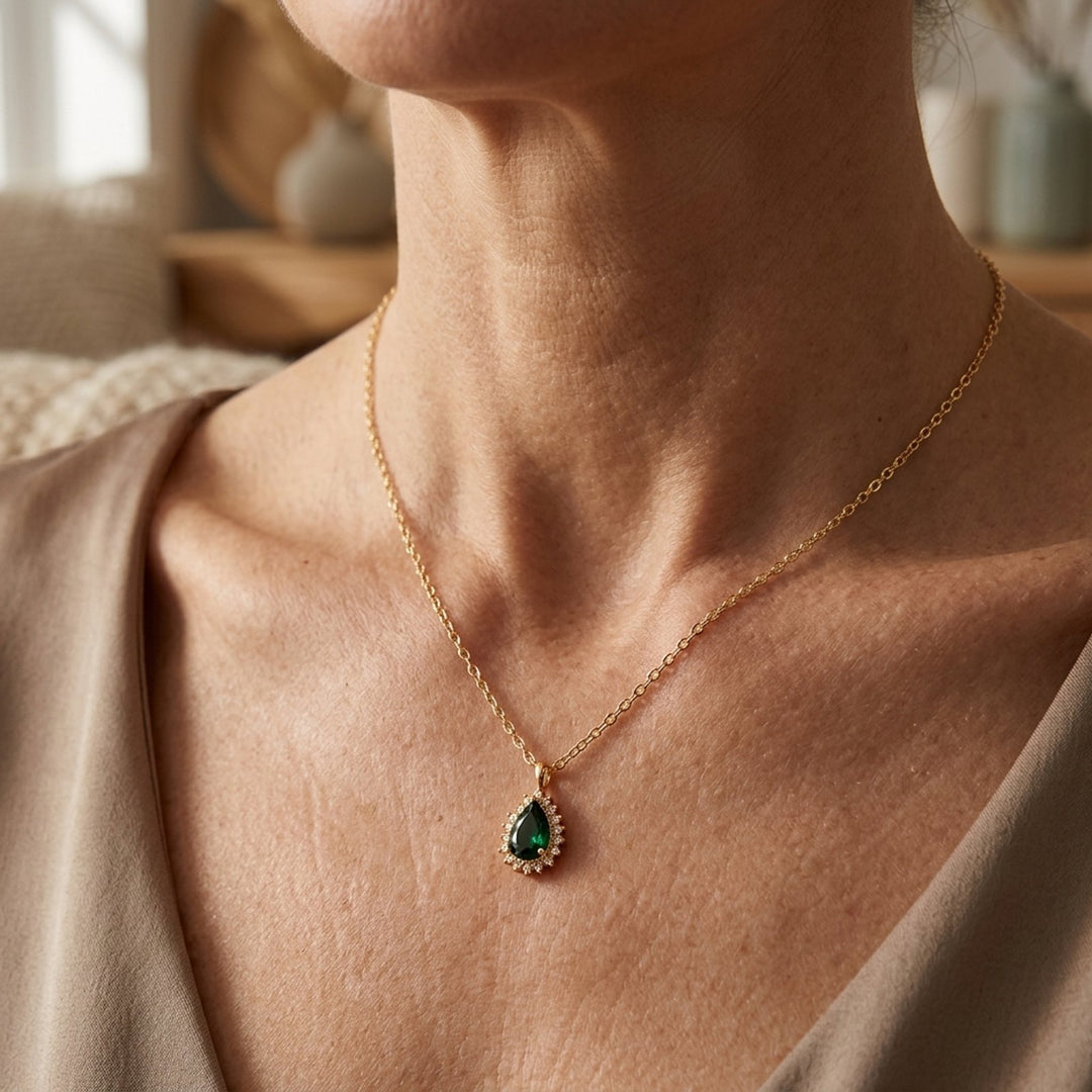 Gold-Tone Chain Pendant Necklace