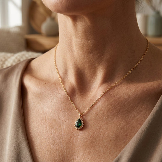 Gold-Tone Chain Pendant Necklace