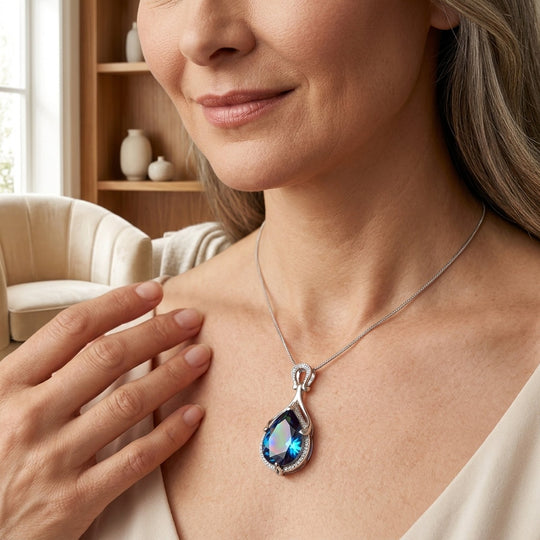Sterling Silver Teardrop Pendant